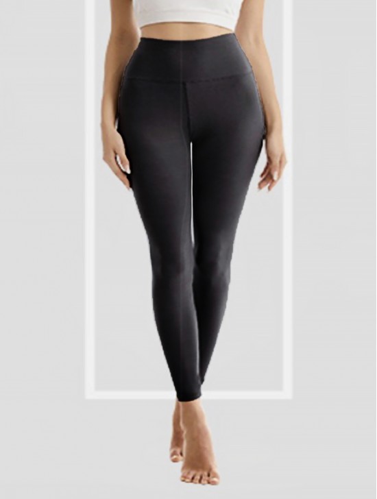 STRETCH FOOTLESS, FLEECE LINED TIGHTS